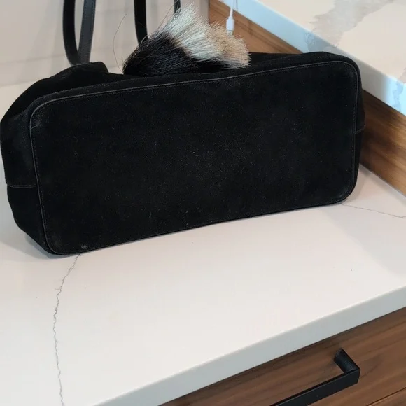 Loeffler Randall suede horsehair Tassel Tote - Picture 4 of 4